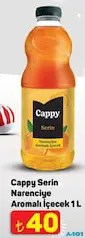 CAPPY SERİN NARENCİYE AROMALI İÇECEK 1 L fiyat ve kampanya bilgisi